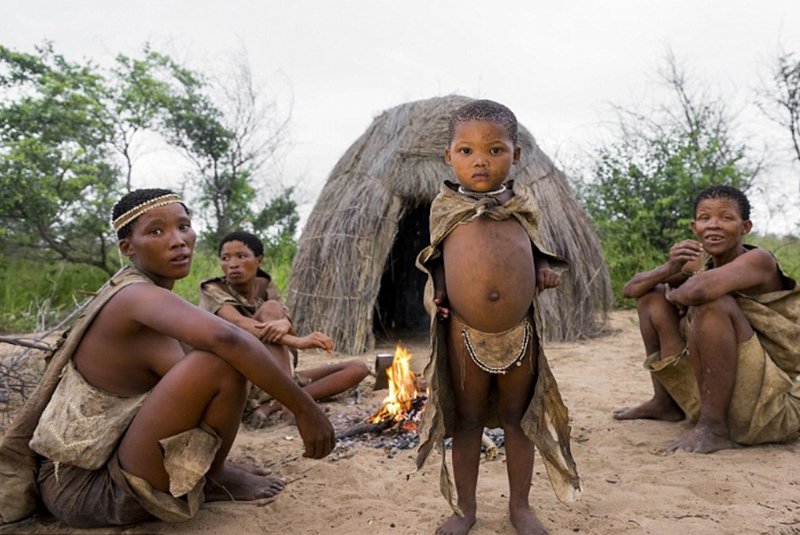 Cultural village visit in Botswana